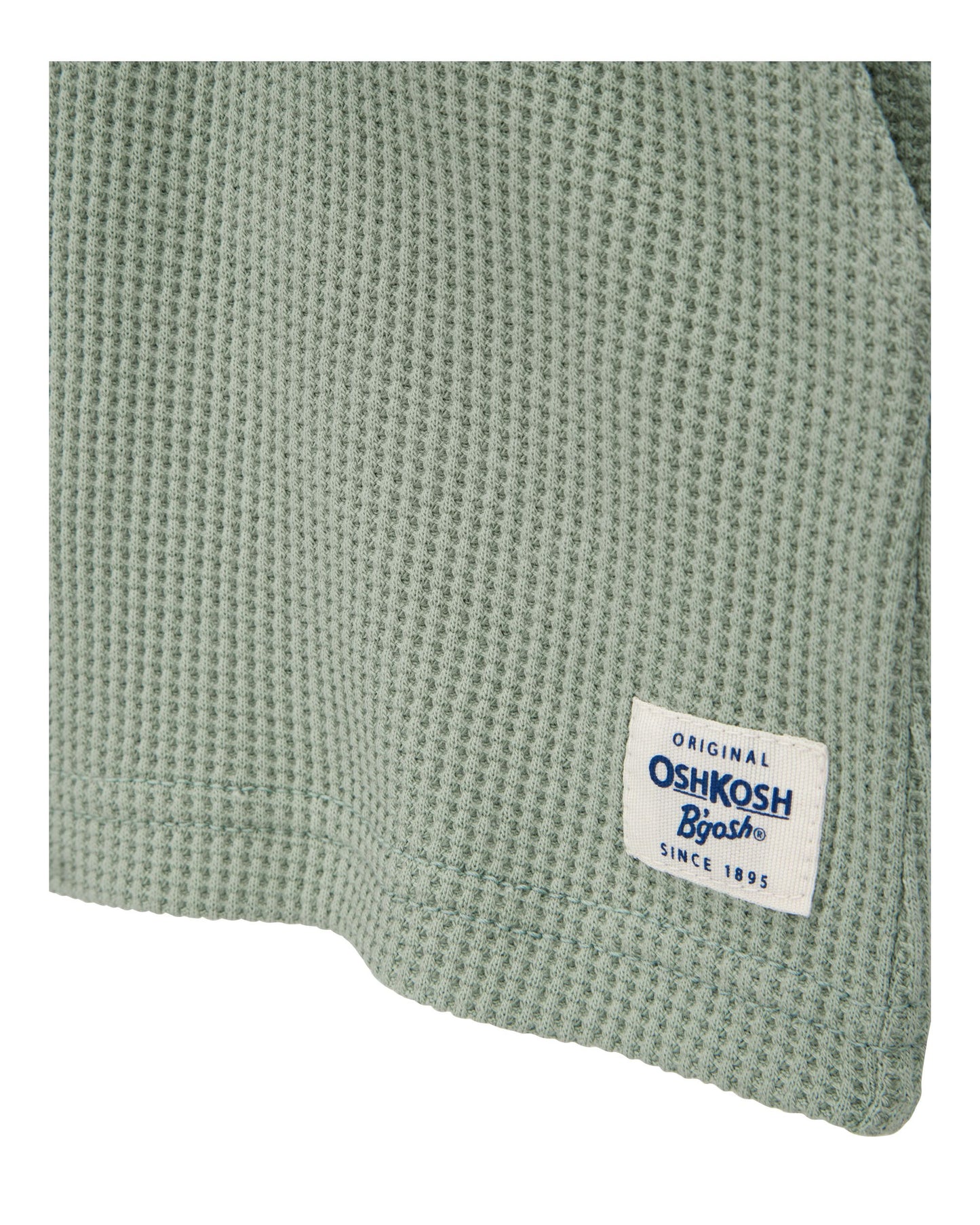 Short unicolor tejido wafle para niño