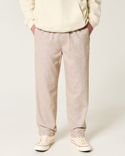 Pantalón holgado de lino