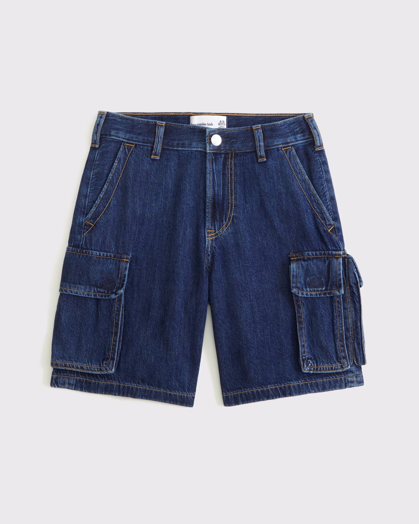 Bermuda denim cargo para niño
