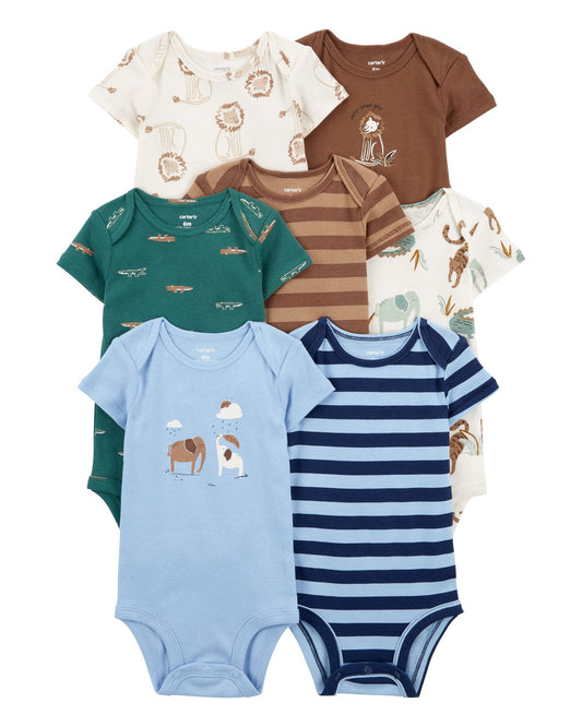 7 Pack Bodys estampado para niños