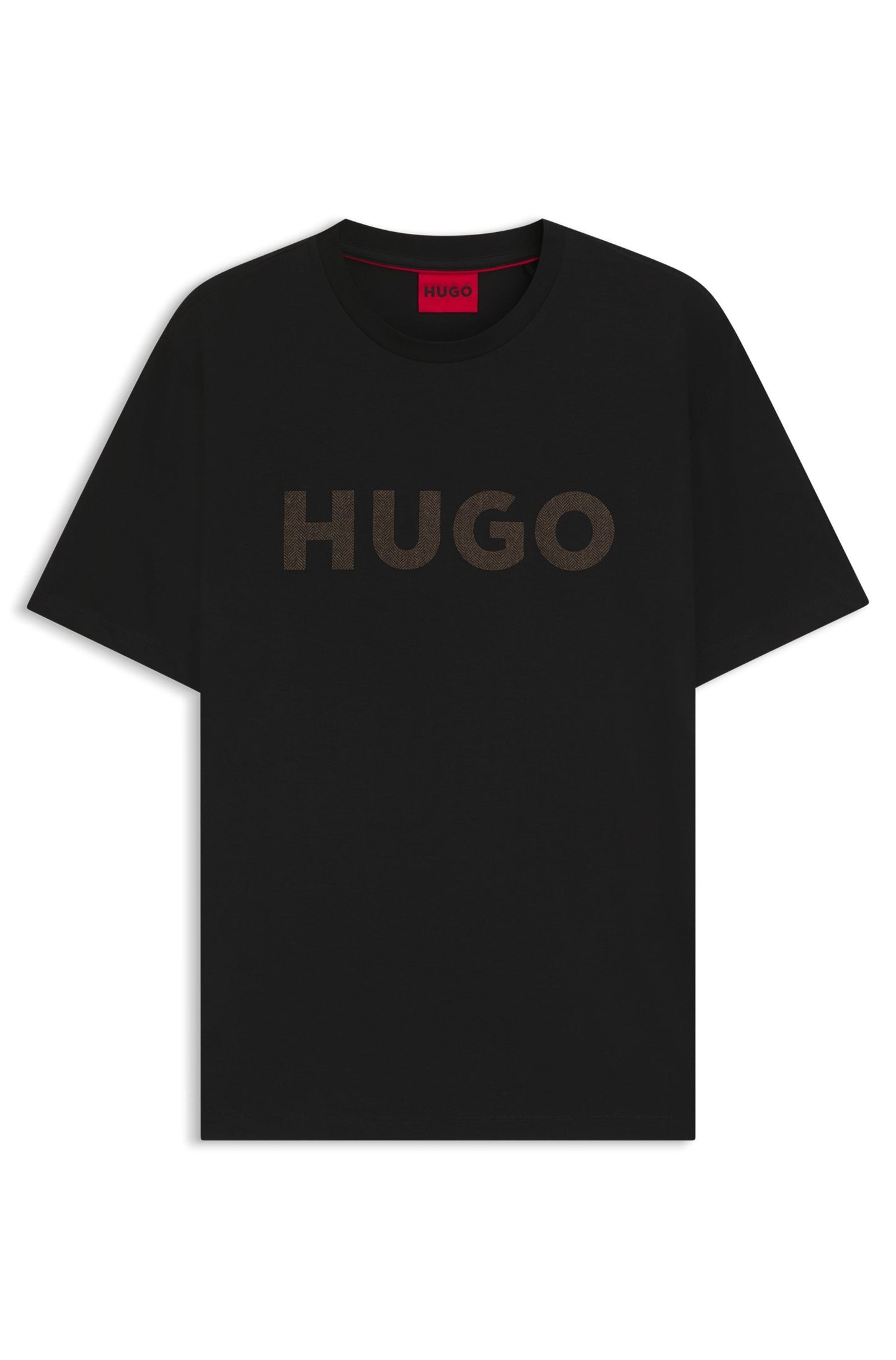 Franela cuello redondo con logo bordado central