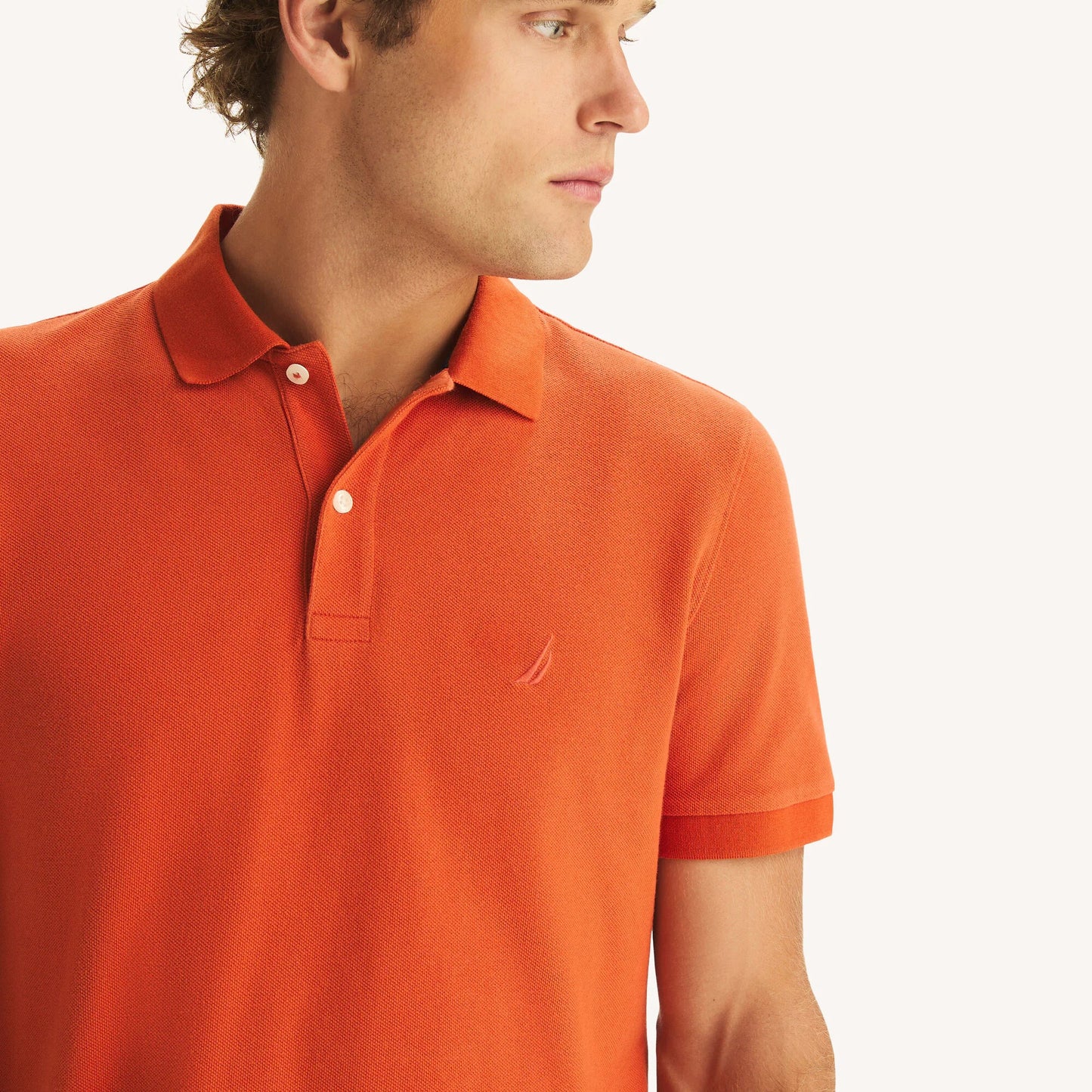 Chemise regular unicolor con logo