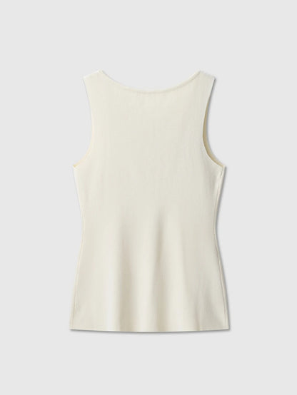 Chaleco de punto casual