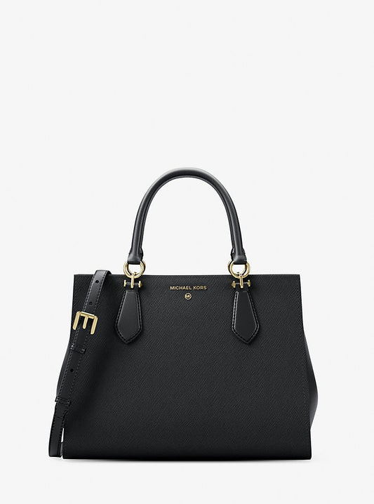 Cartera mediana Satchel Marilyn de piel Saffiano