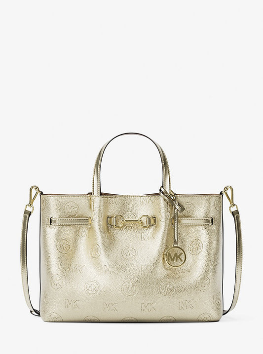 Cartera mediana Satchel Carson metálico