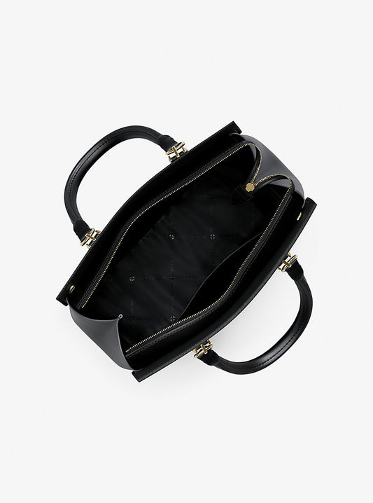 Cartera mediana Satchel Marilyn de piel Saffiano