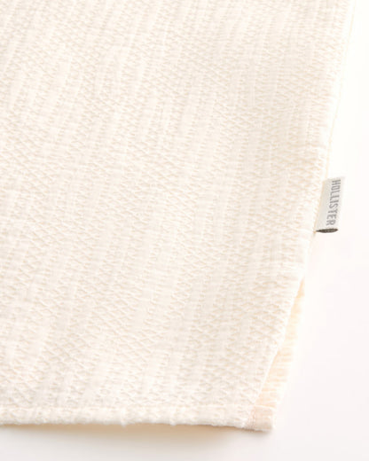 Camisa manga corta holgada y texturizada