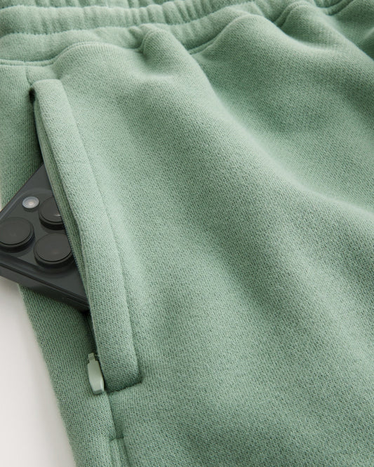 Shorts de algodón por encima de la rodilla