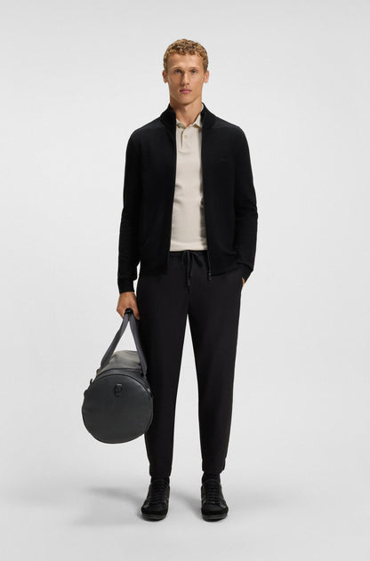 Chemise ajustada de algodón con mangas ribeteadas