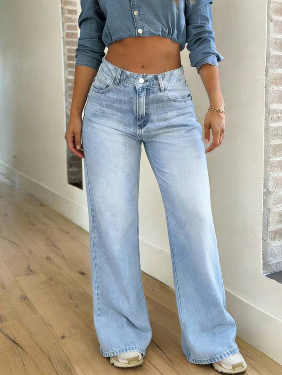 Jeans rectos y holgados