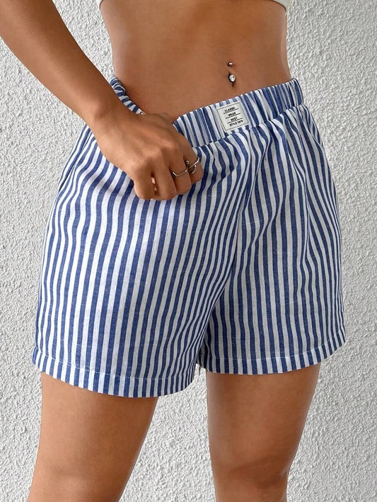Shorts tejido de rayas