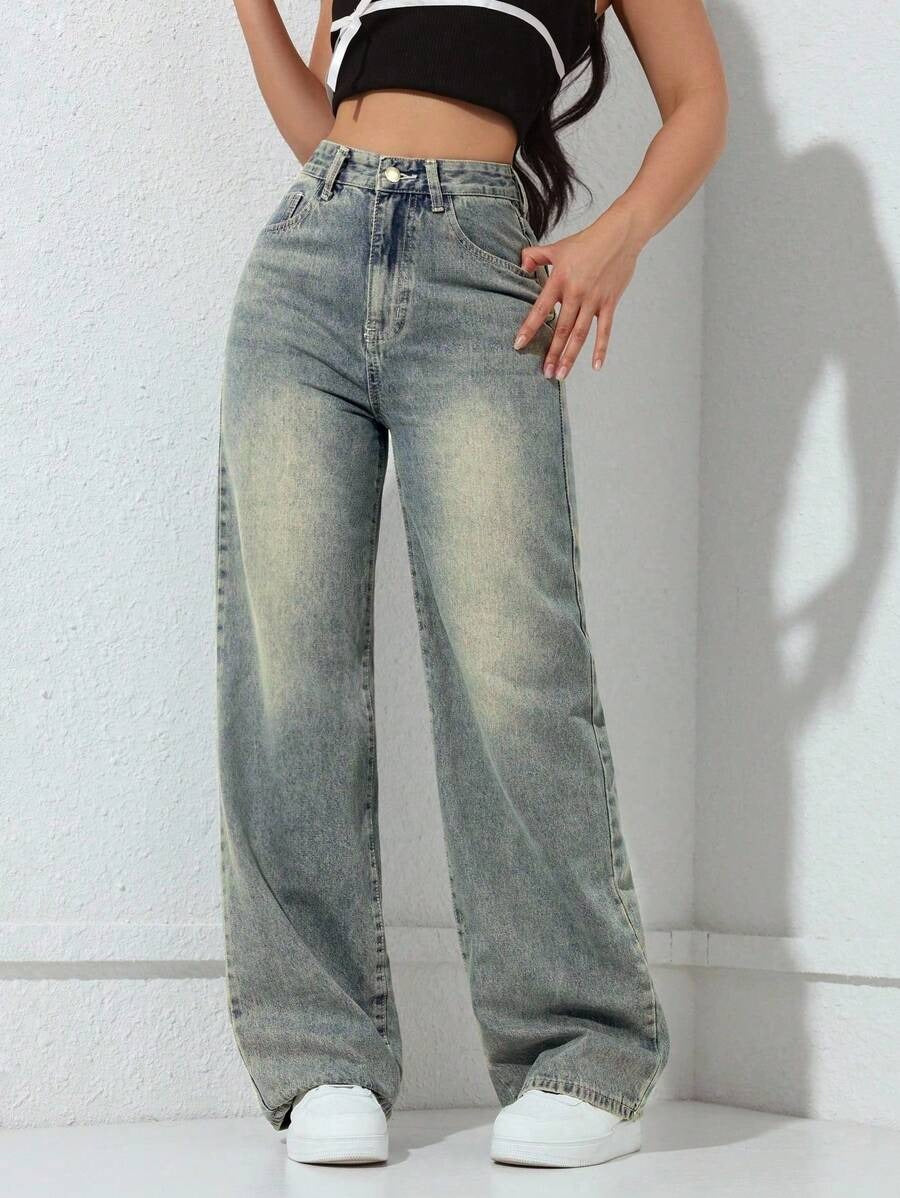 Pantalon Jeans vaqueros anchos
