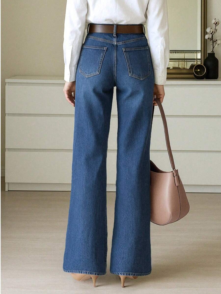 Jeans sueltos y anchos