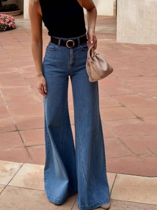 Jeans de pierna ancha