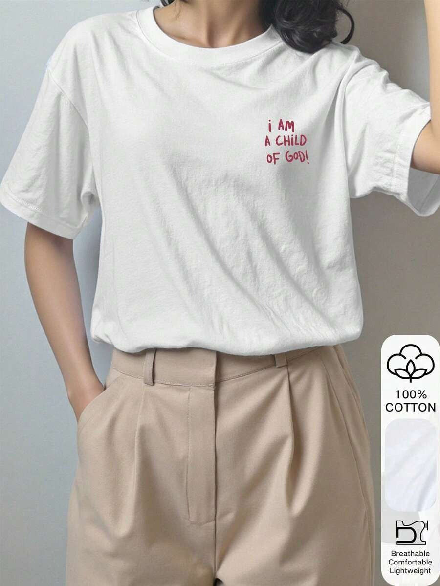 Franela holgada estampada