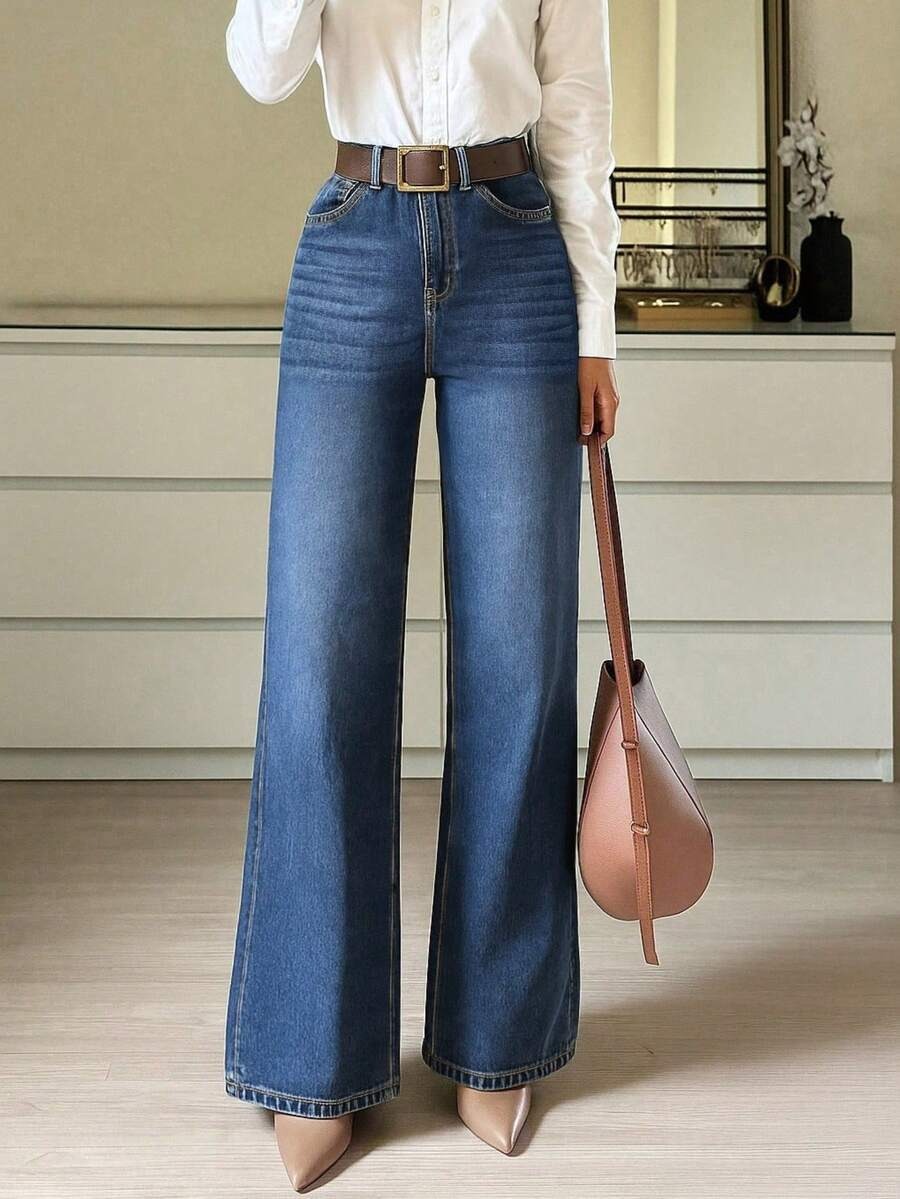 Jeans sueltos y anchos