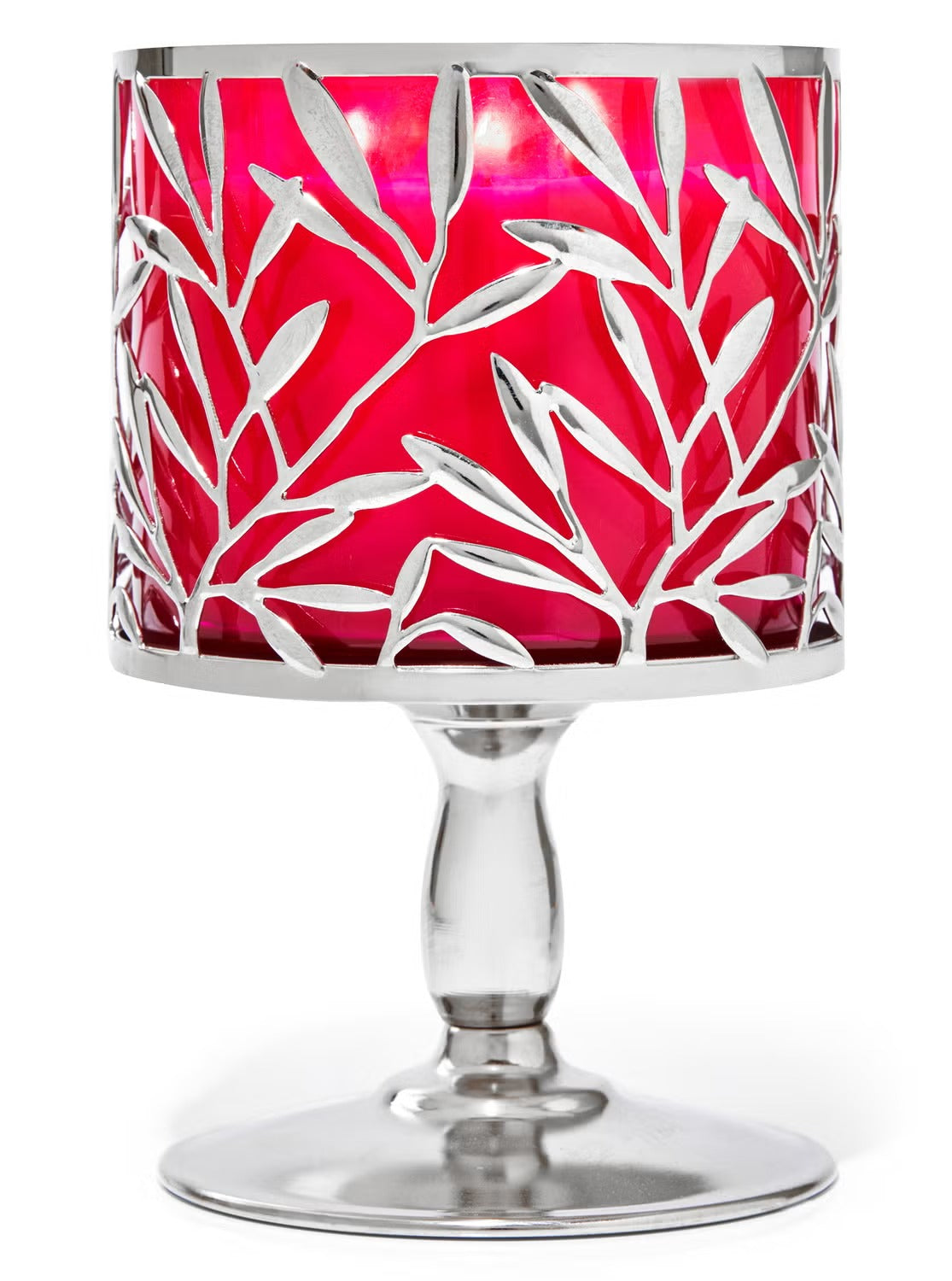 Base para vela 3 mechas Pedestal de hojas de parra