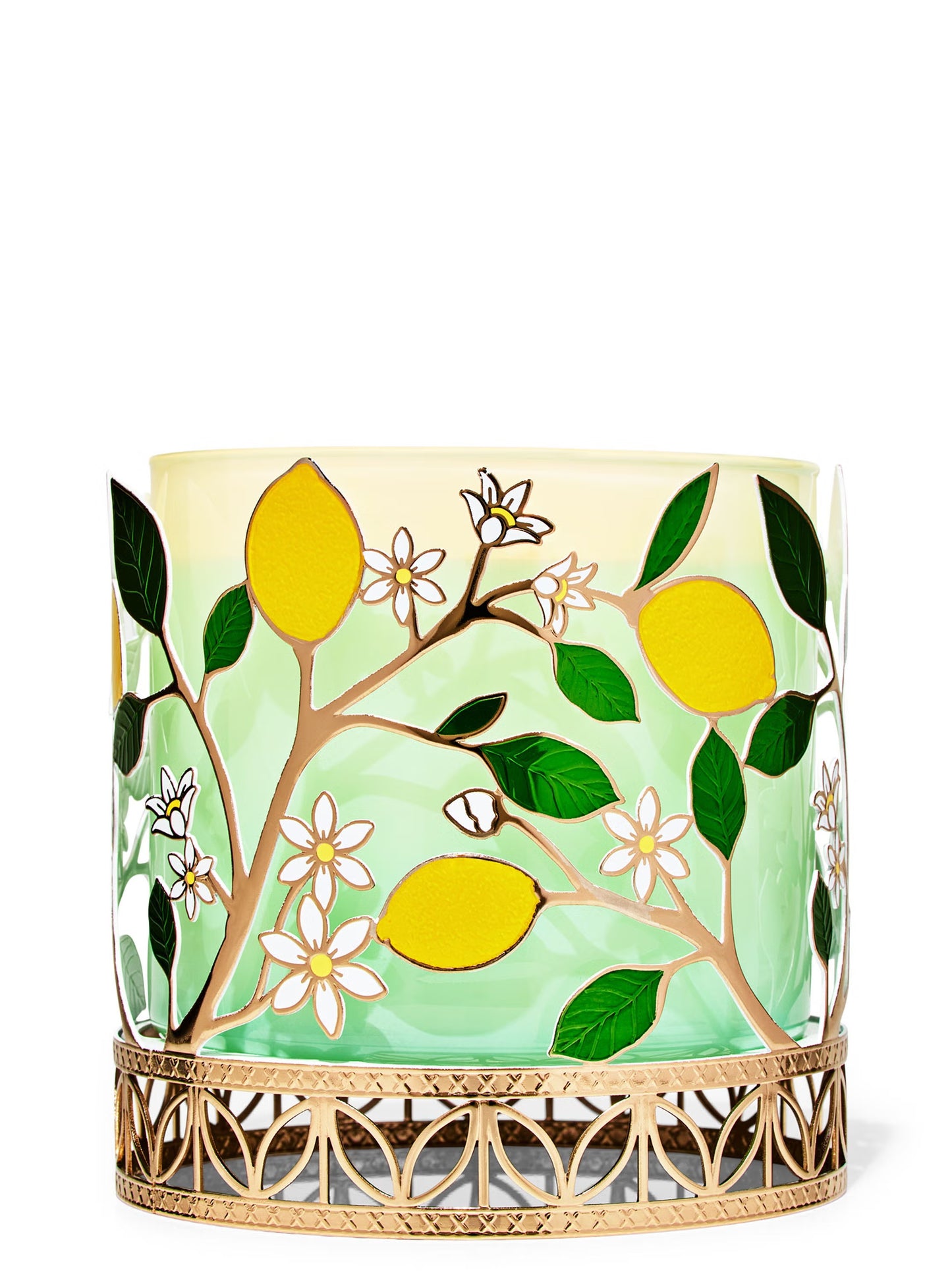 Base para vela 3 mechas de Limones