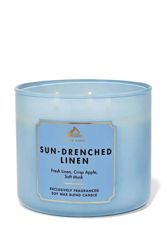 Vela 3 mechas Sun-Drenched Linen