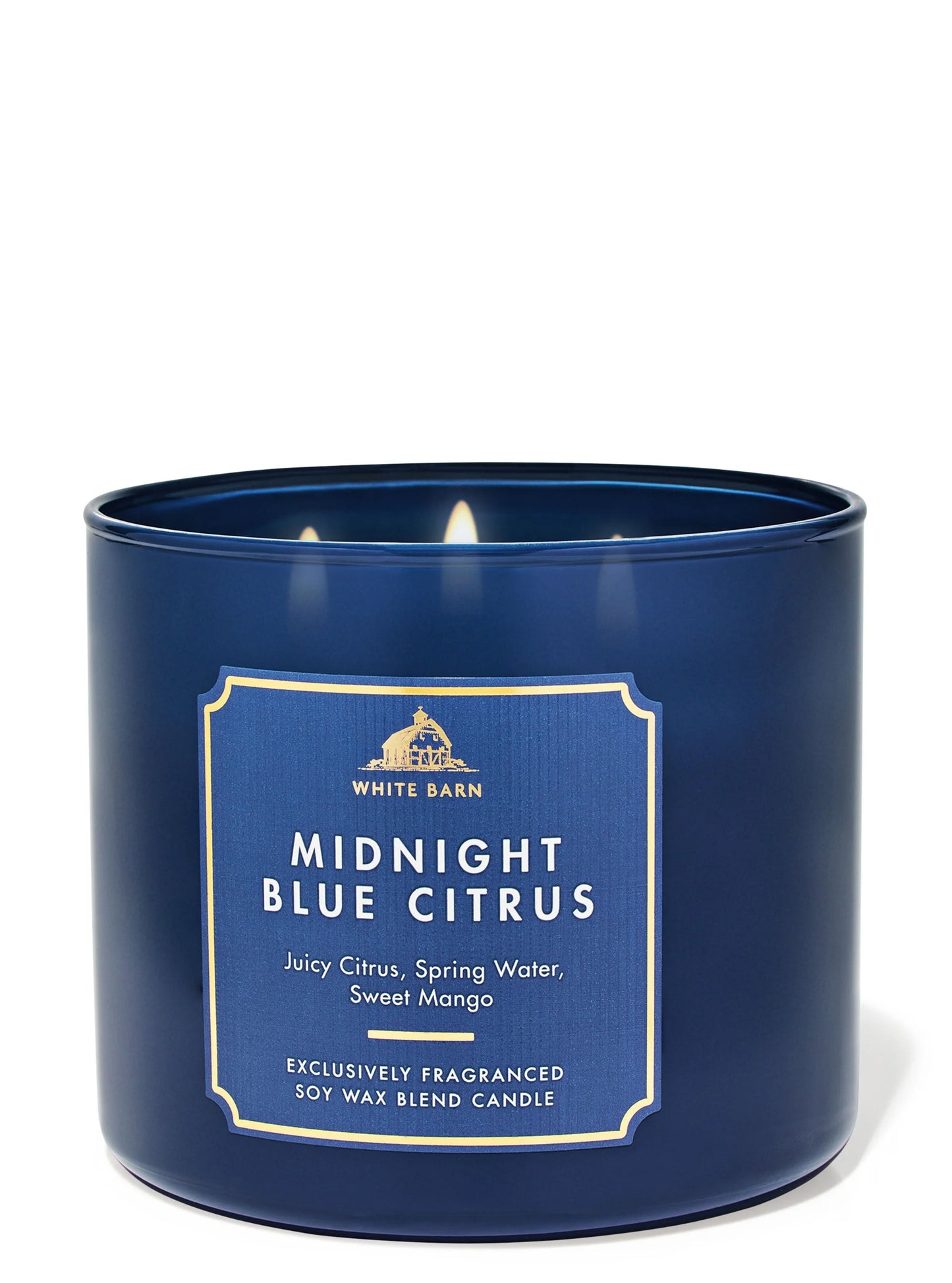 Vela 3 mechas Midnight Blue Citrus