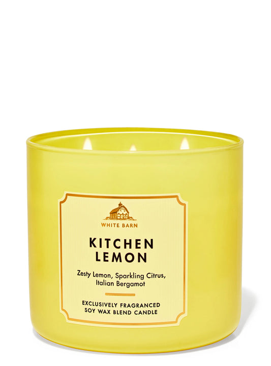 Vela 3 mechas Kitchen Lemon
