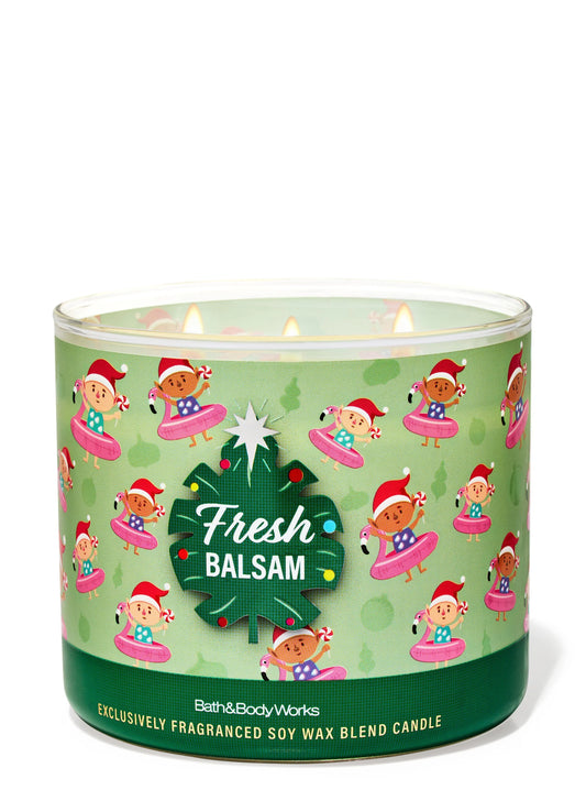 Vela 3 mechas Fresh Balsam