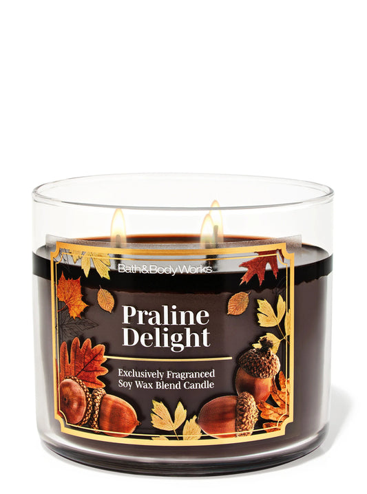Vela 3 mechas Praline Delight