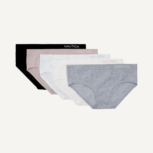 5 Pack Panties sin costura y logo