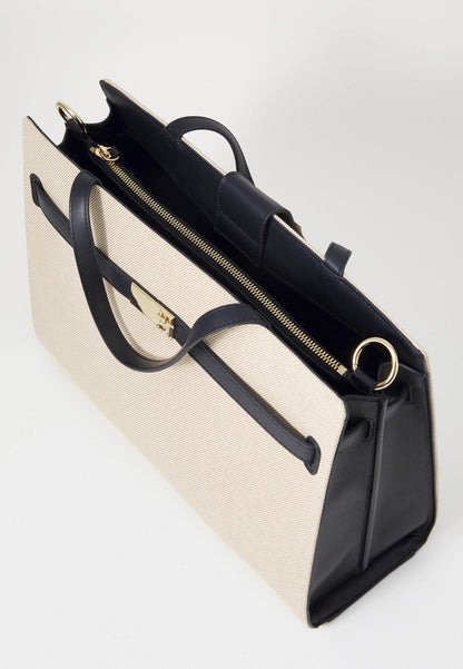 Cartera tejido canvas tipo tote