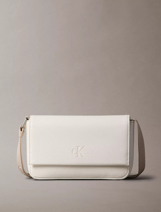 Cartera pequeña con cinta y logo