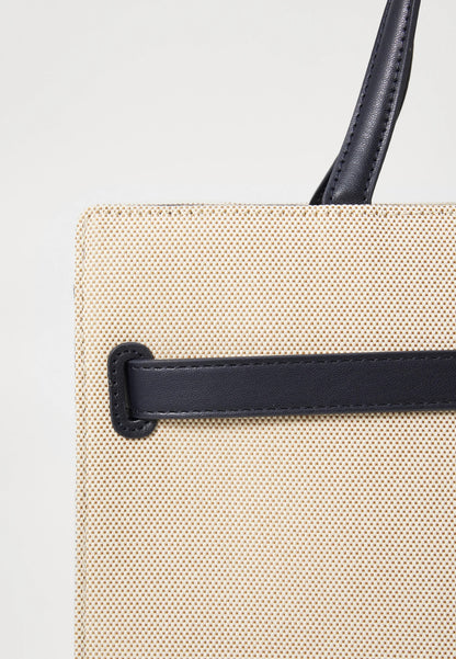 Cartera tejido canvas tipo tote