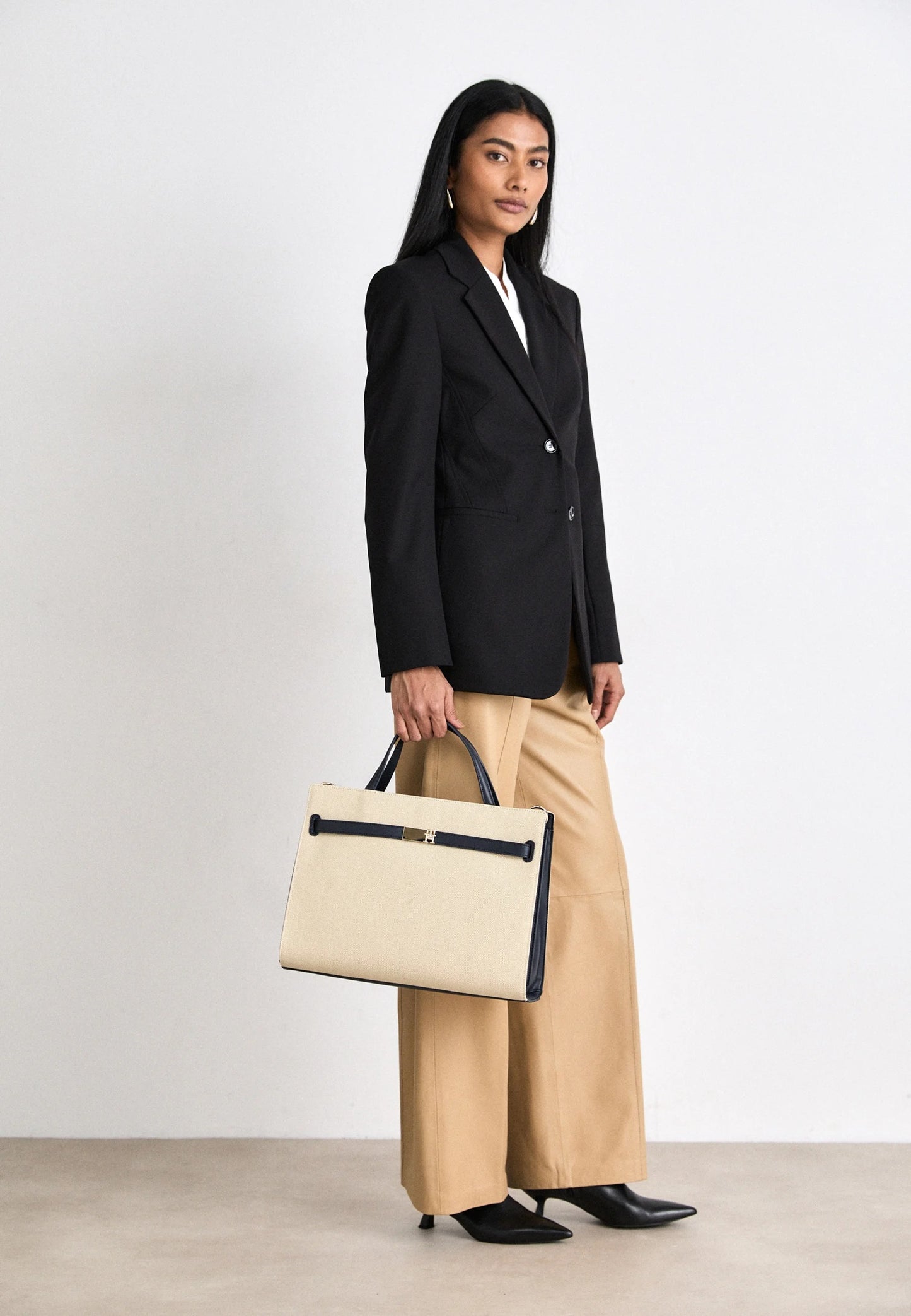 Cartera tejido canvas tipo tote