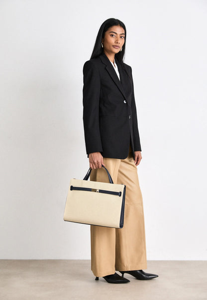 Cartera tejido canvas tipo tote