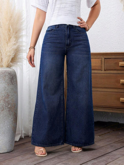 Jeans de pierna ancha PETITE