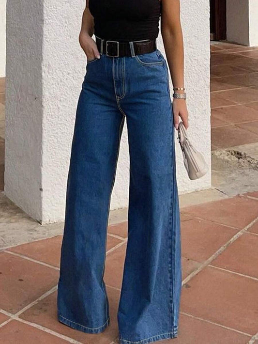 Jeans de pierna ancha