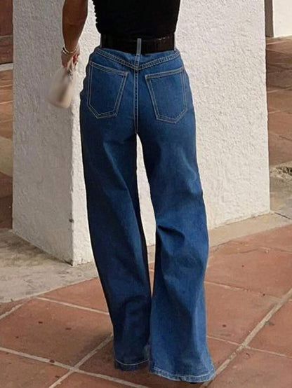 Jeans de pierna ancha