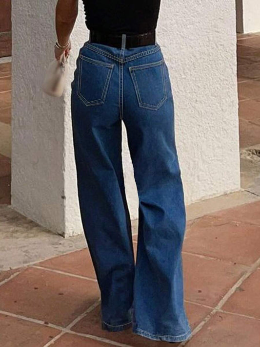 Jeans de pierna ancha