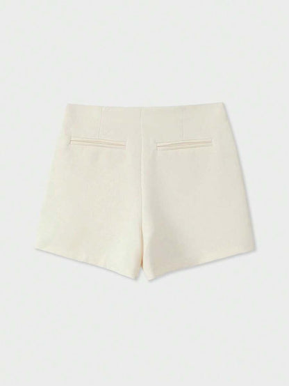 Short con doblez asimetrico