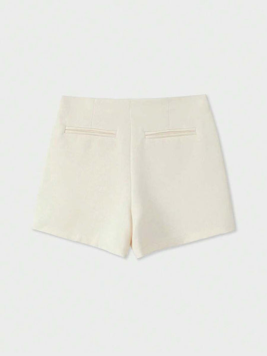 Short con doblez asimetrico