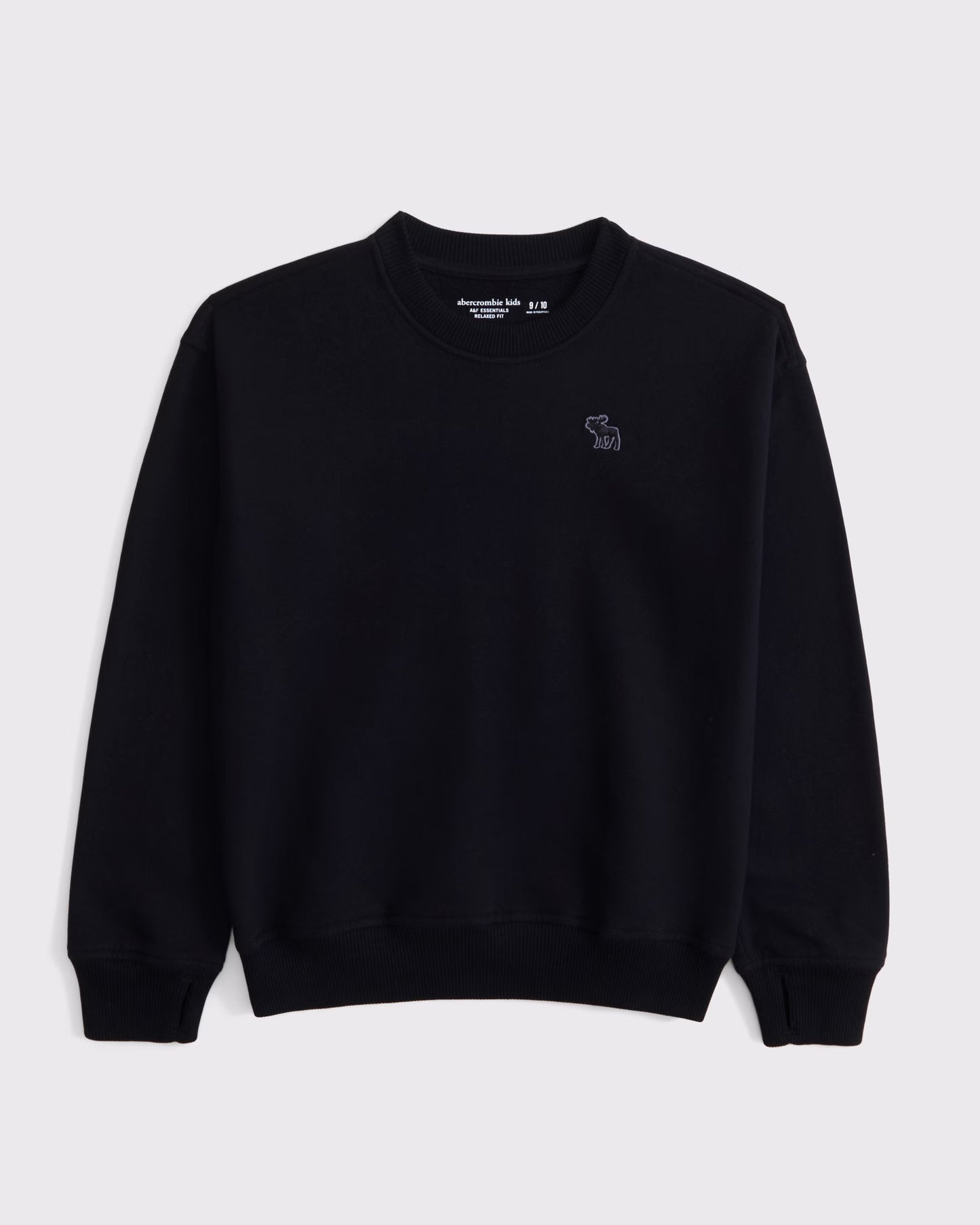 Sudadera cuello redondo con lgoo para niño