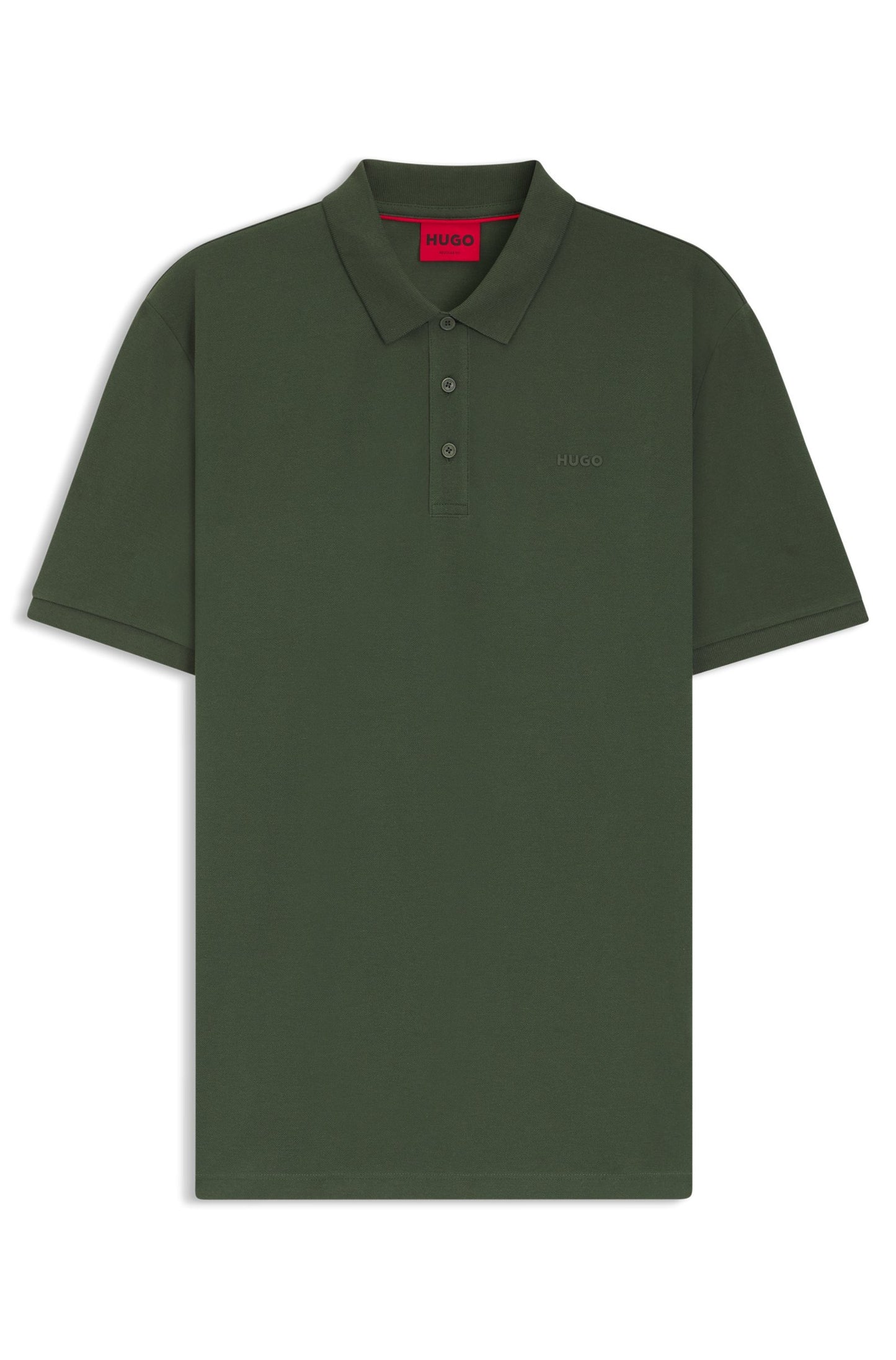 Chemise regular unicolor con logo