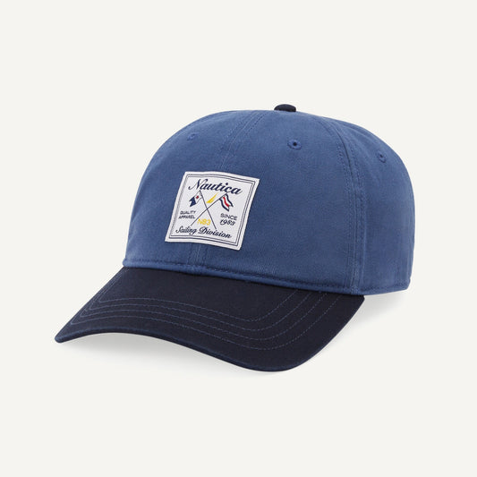 Gorra prelavada con colores en bloque