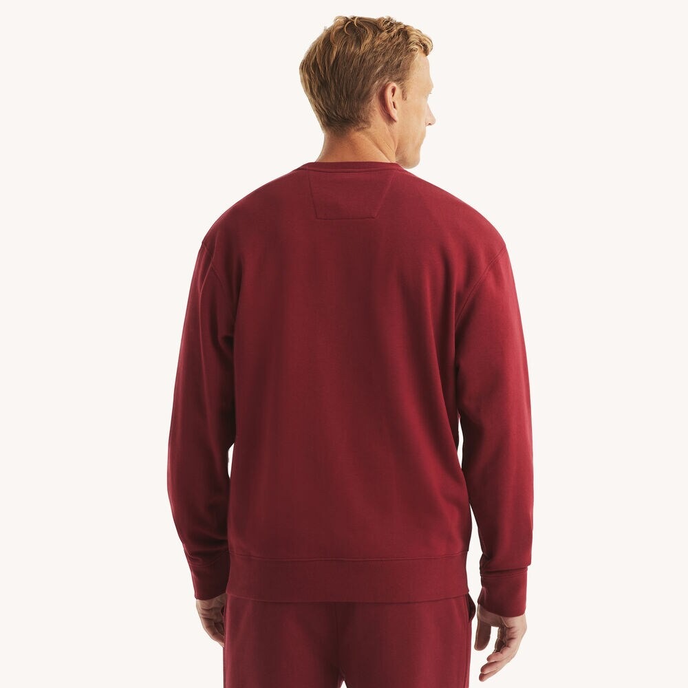 Sudadera cuello redondo con estampado central
