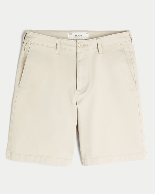 Bermuda elástica con cremallera