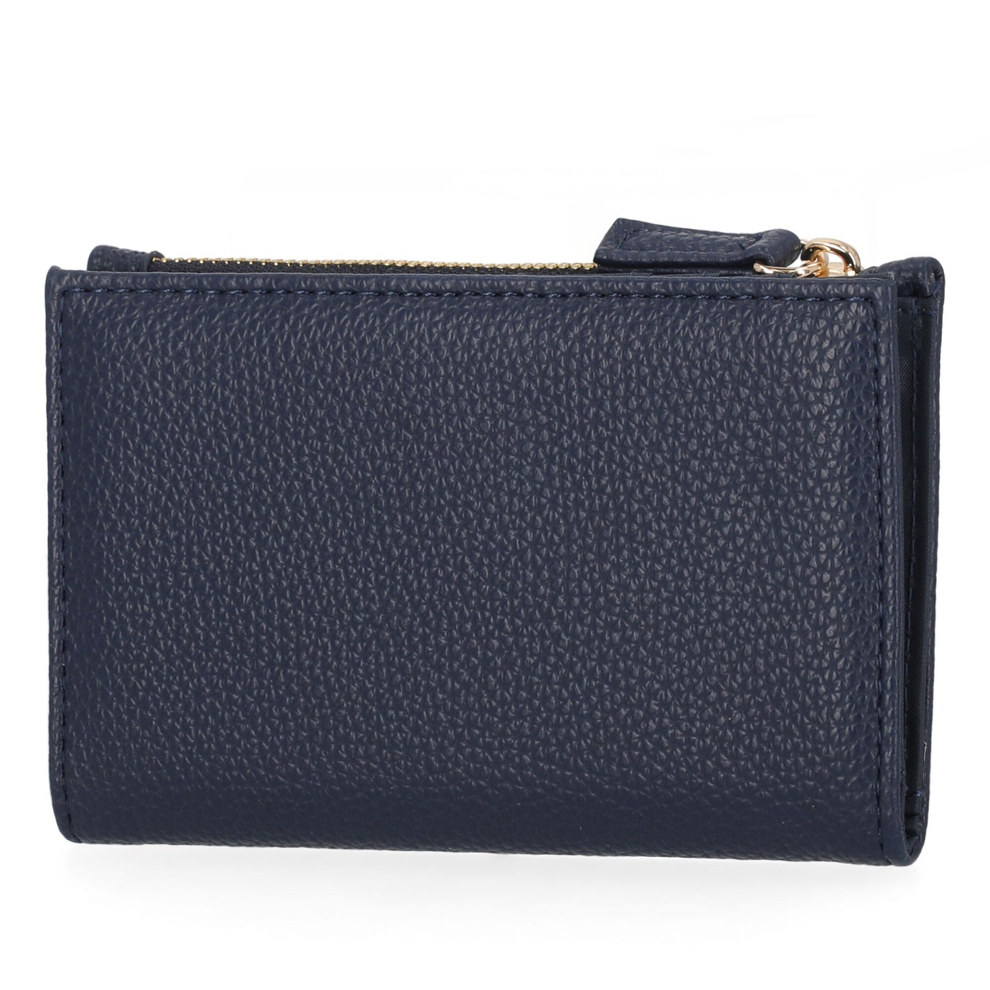 Tarjetero delgado con cremallera