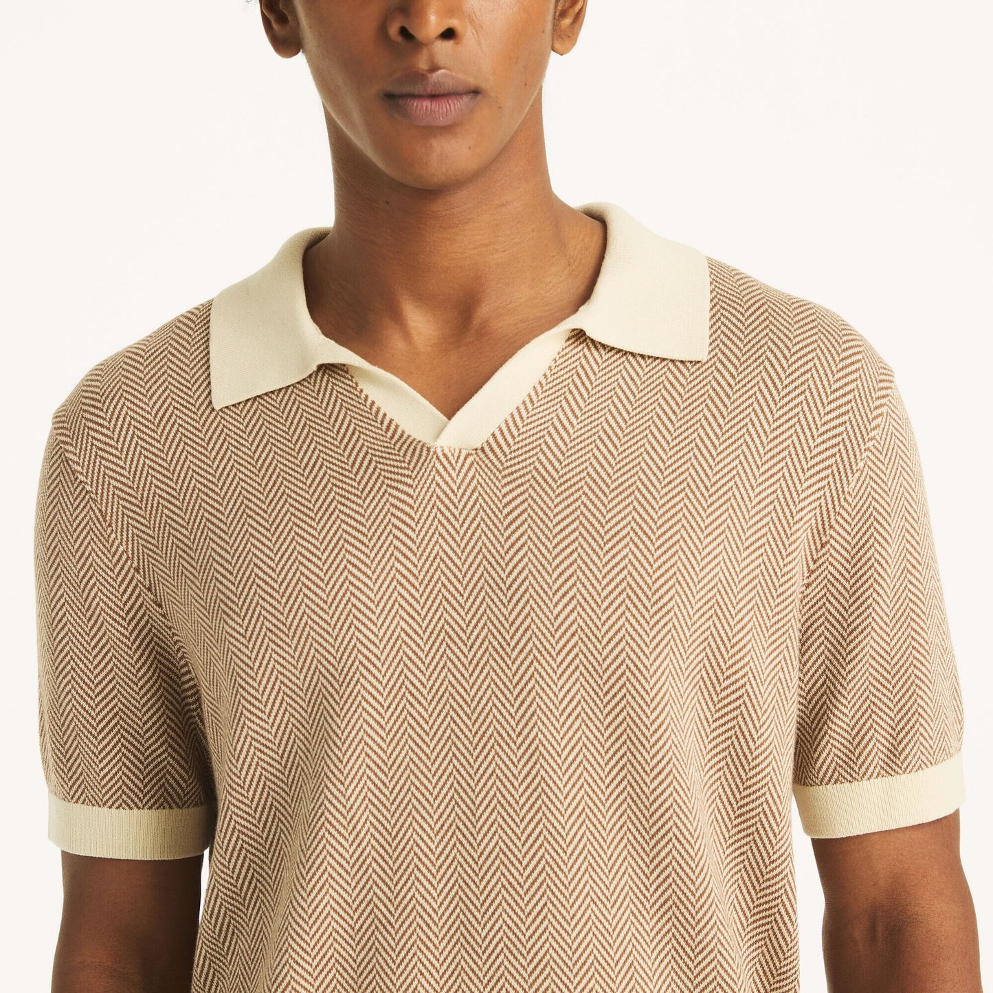 Chemise texturizada de espiga