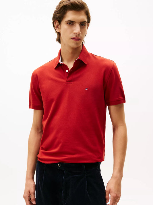 Chemise unicolor con logo