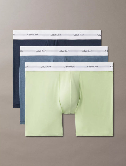 3 Pack Boxer largos con logo en cinta