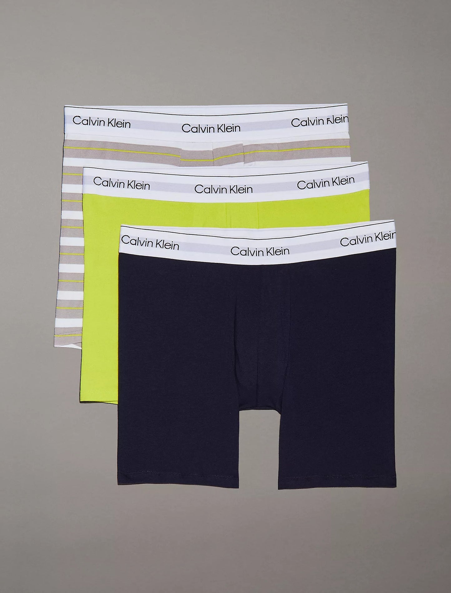 3 Pack Boxer largos con logo en cinta