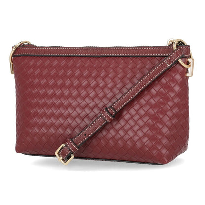 Bolso tipo bandolero tejido